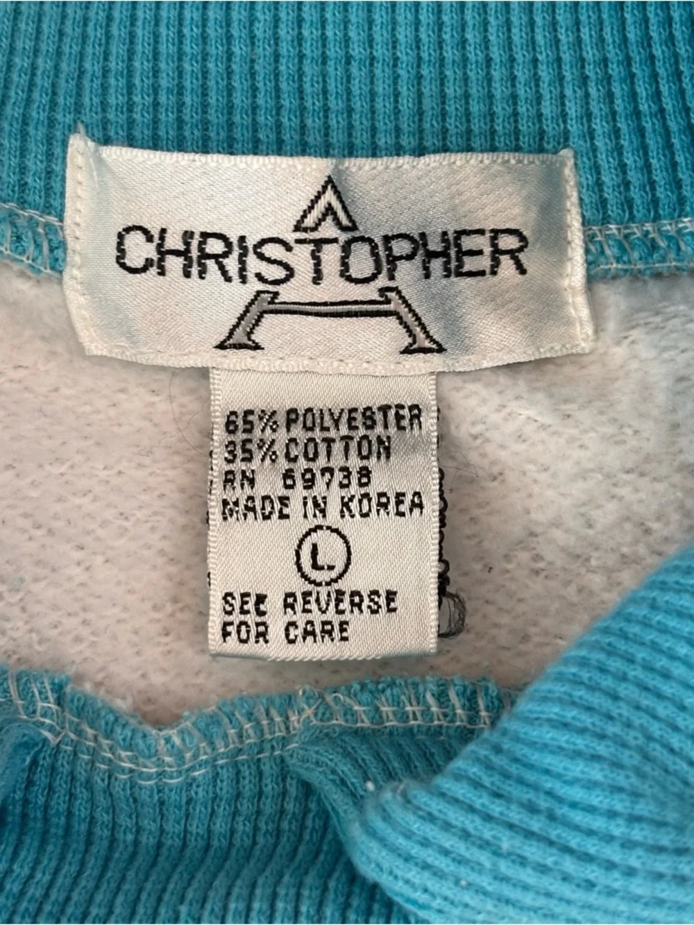 Vintage 90’s Christopher A Apres Ski Women’s Sweatshirt Sz L - Picture 7 of 8